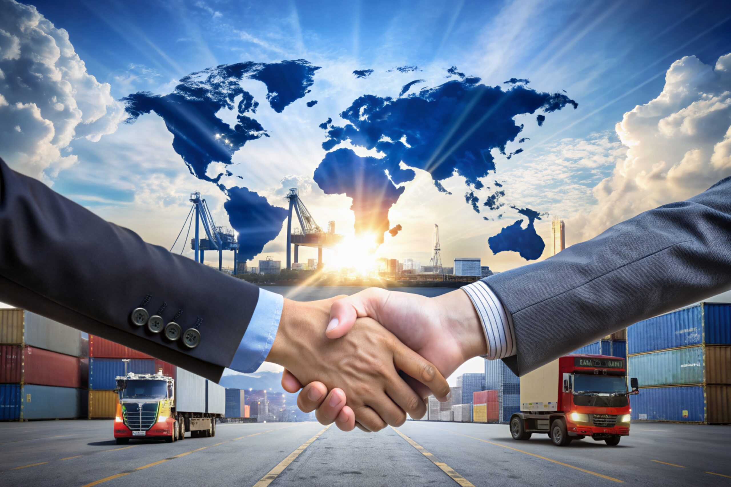 Uncompromising Quality & Smart Logistics Handshake